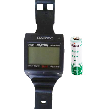 Batteriewechsel Uwatec Aladin Pro Sport Tauchcomputer