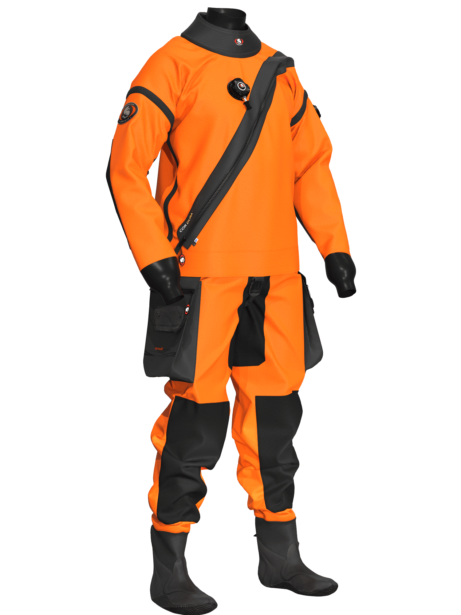 Ursuit Cordura Trockentauchanzug - Orange