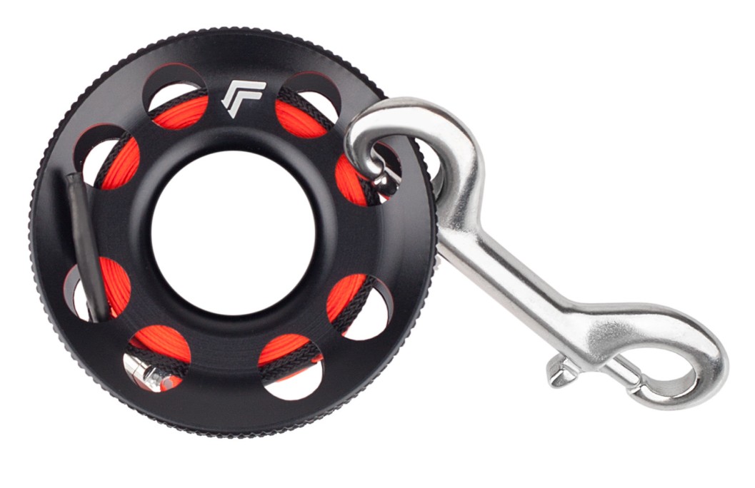 Finnsub Alu Reel - Spool 30 Meter (Schwarz)