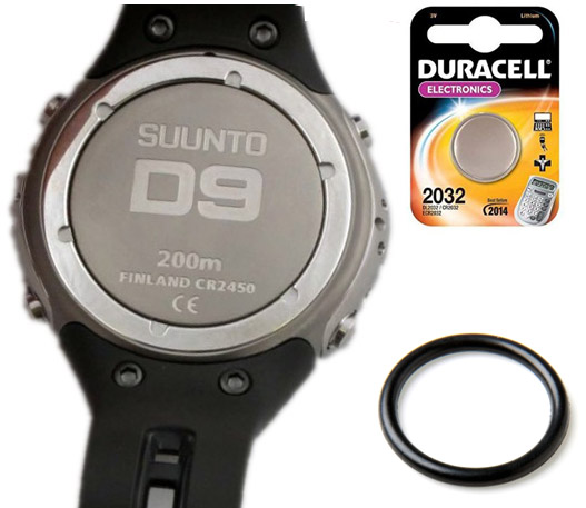 Batteriewechsel Suunto D9 und D9TX Tauchcomputer