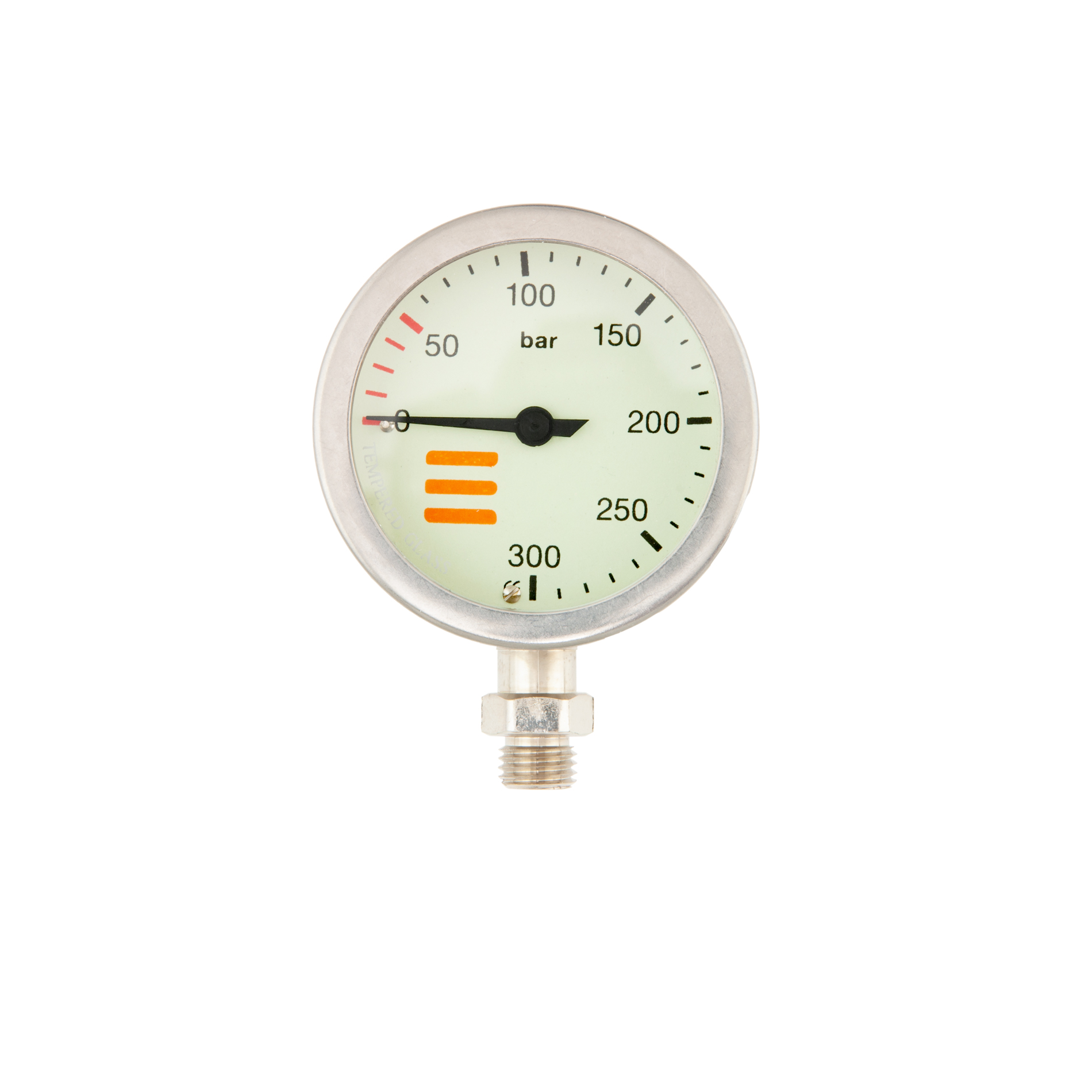 Tecline Finimeter 52mm 300 Bar (Nickel)