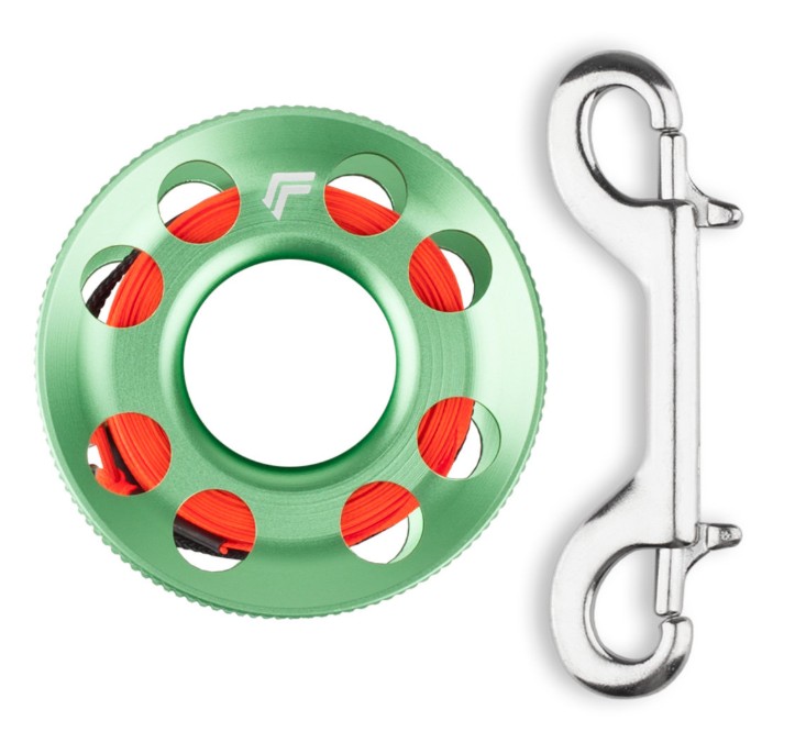 Finnsub Alu Reel - Spool 30 Meter (Grün)
