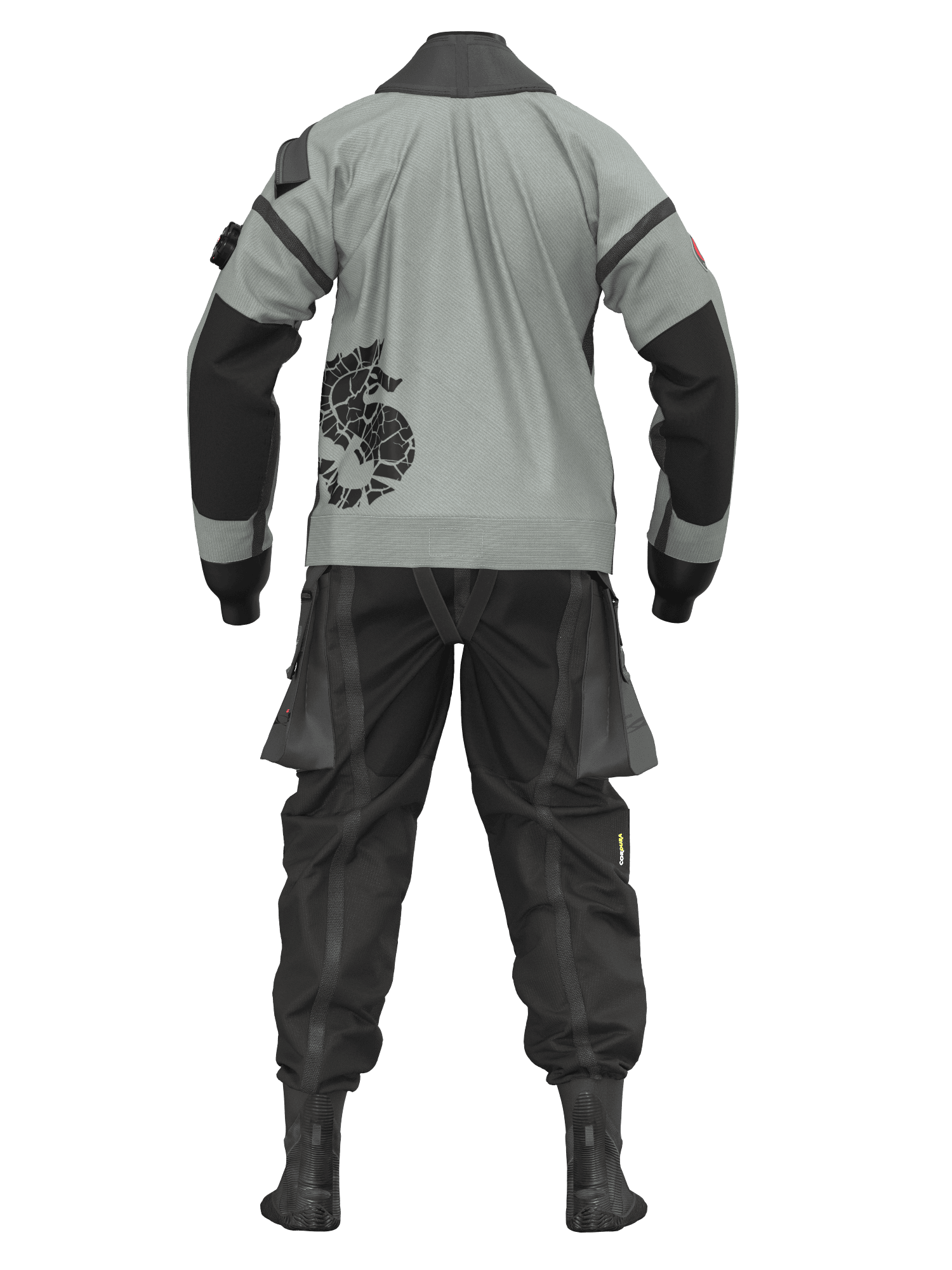Ursuit Cordura Trockentauchanzug - Grau