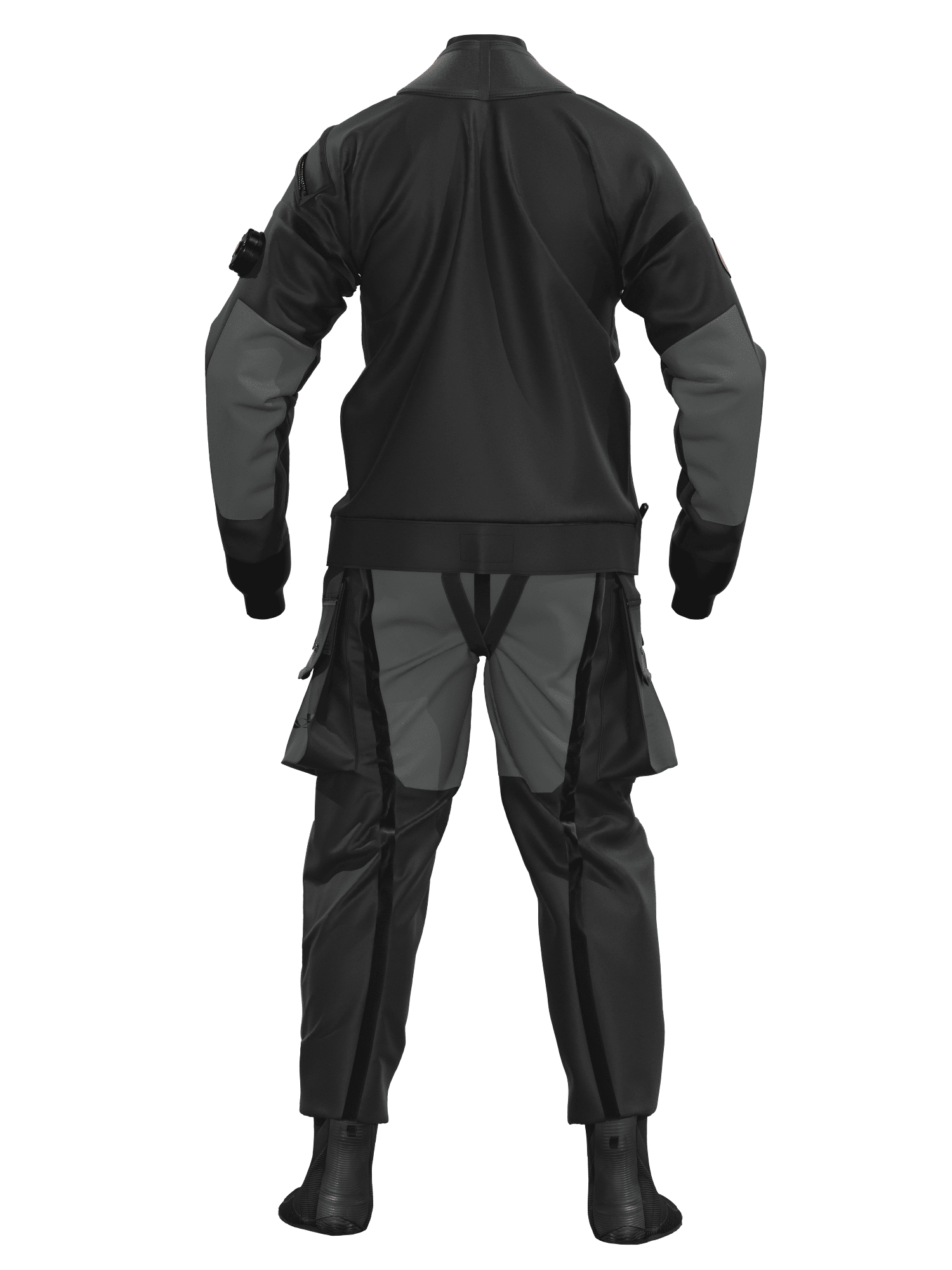Ursuit Softdura Trockentauchanzug – Schwarz