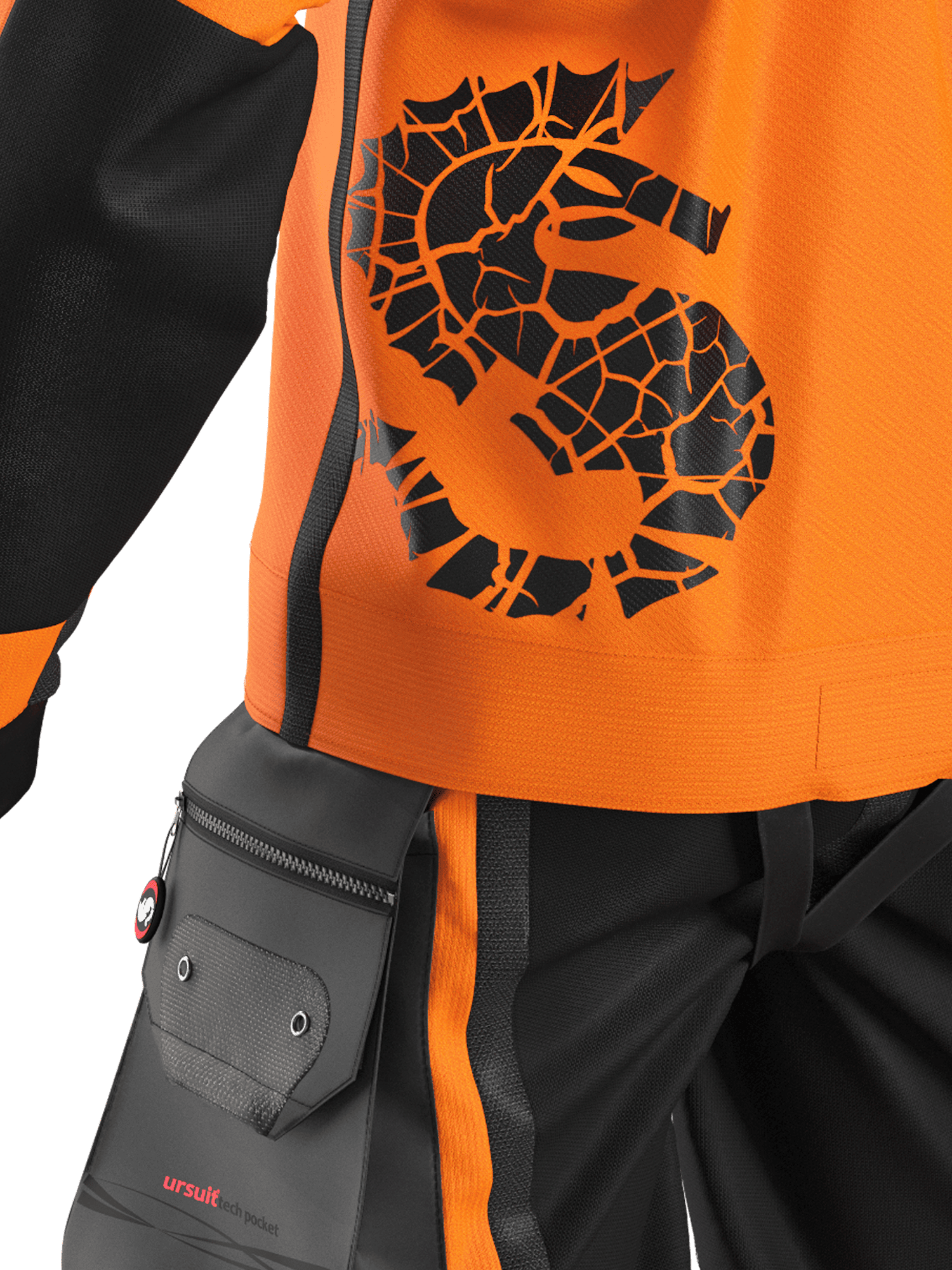 Ursuit Cordura Trockentauchanzug - Orange