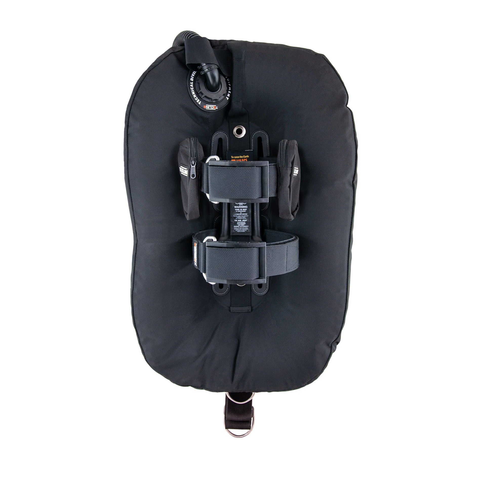 Tecline Donut 15 Reise Monowing-Set DIR (Schwarz)