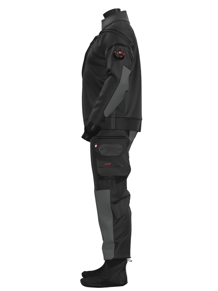 Ursuit Softdura Trockentauchanzug – Schwarz
