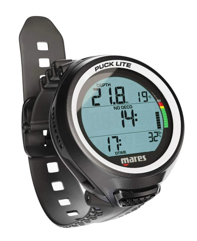 Mares Puck Lite Tauchcomputer (Schwarz - Weiß)