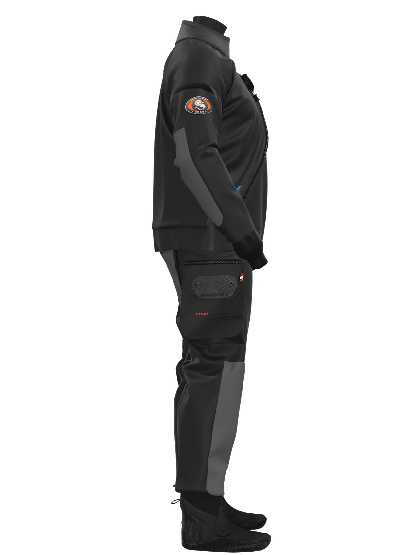 Ursuit Softdura Trockentauchanzug – Schwarz