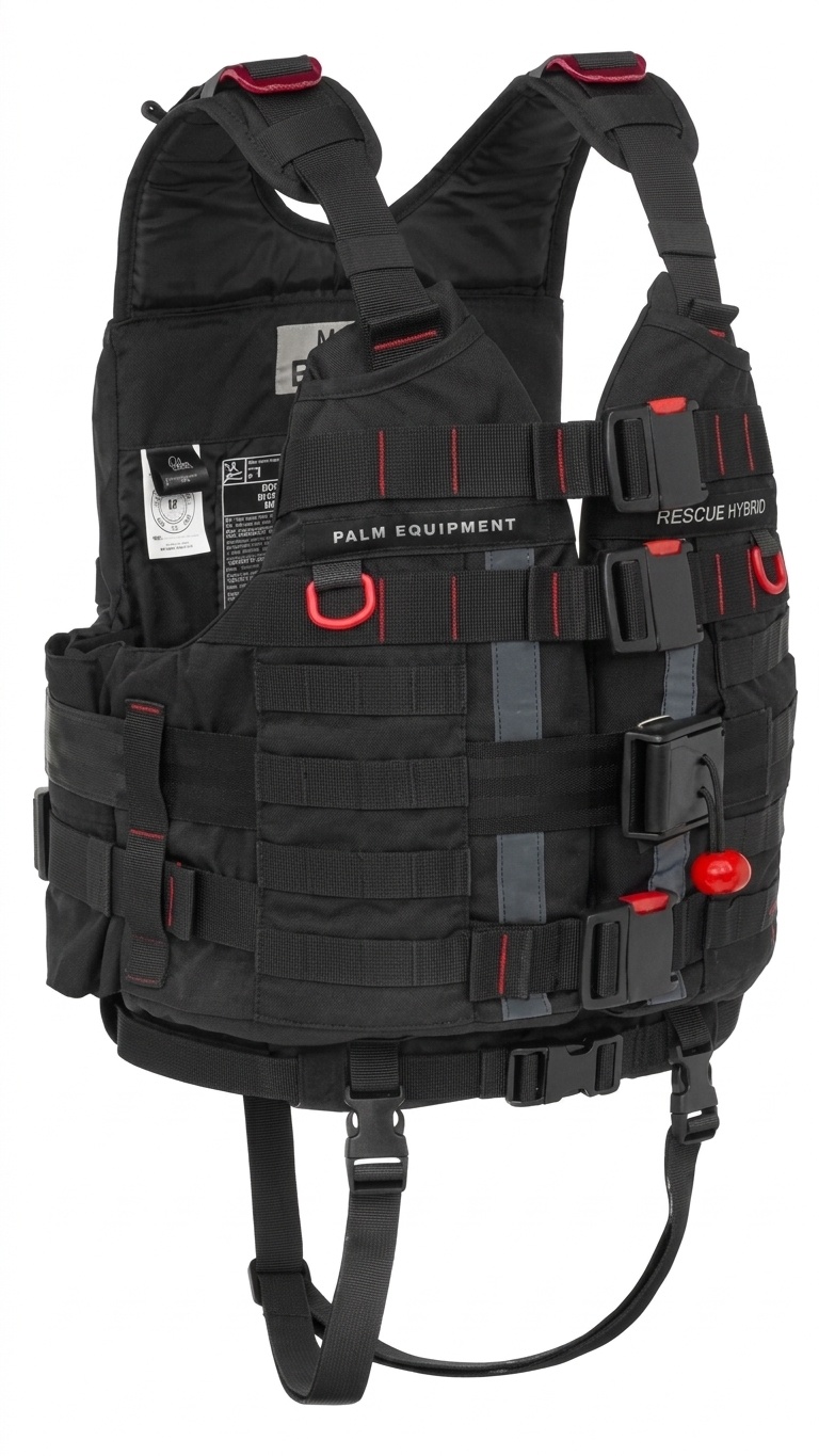 Palm Rescue Hybrid Rettungsweste (Schwarz)