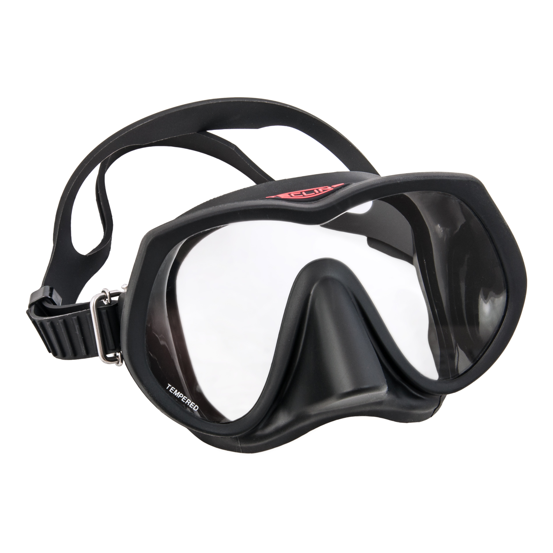 Tecline Superview Tauchmaske (Schwarz)